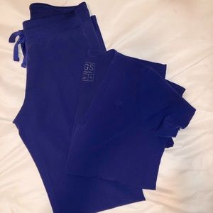Figs Dark Royal Blue Scrub Set XS/XST